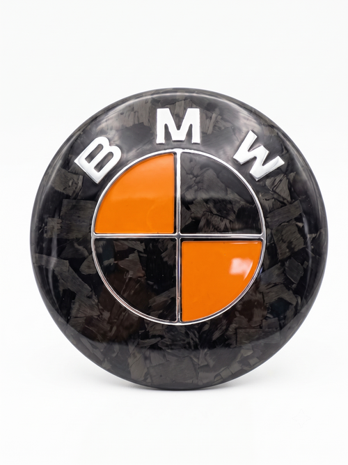 BMW Carbon Emblem — Classic Orange