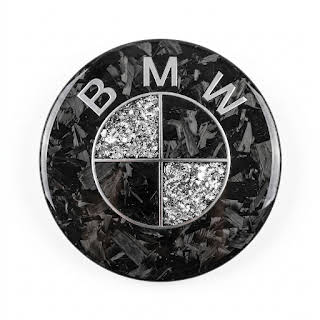 BMW Carbon Emblem — Silver Storm