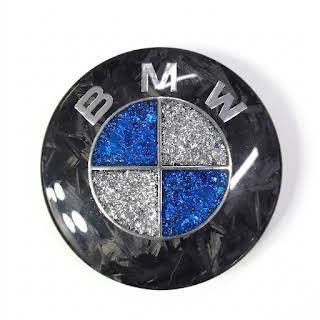 BMW Carbon Emblem — Sapphire Blue