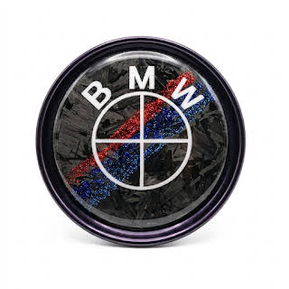 BMW Carbon Emblem — Motorsport Tricolor