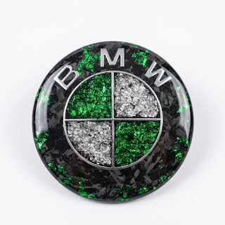 BMW Carbon Emblem — Emerald Green
